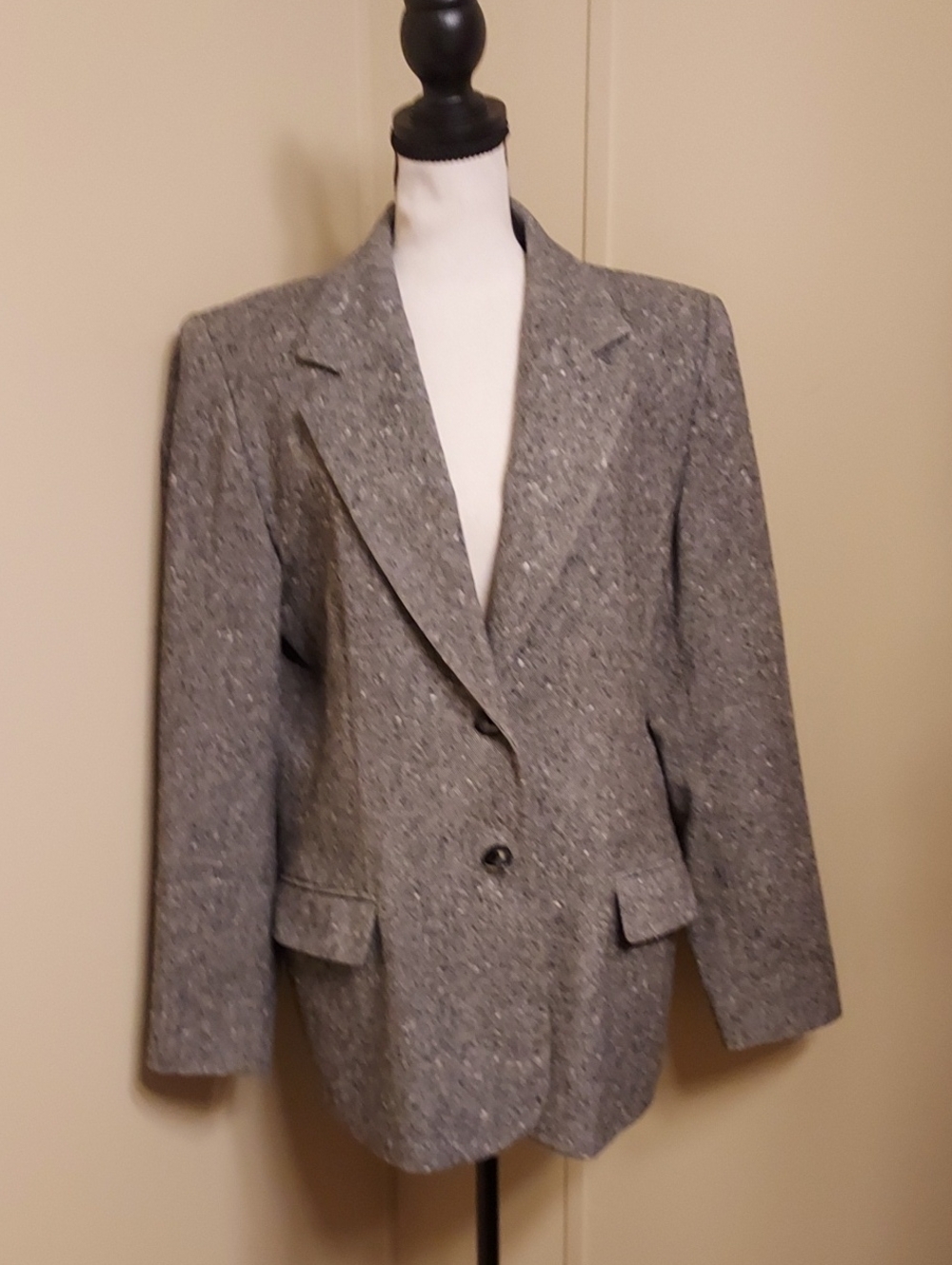 Pendleton Gray Tweed Blazer